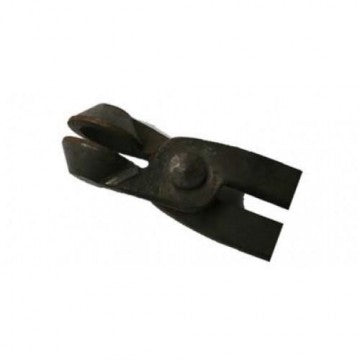 Kahn Forge 3/8" Fire Tong 16" Round Head - Anvil Brand