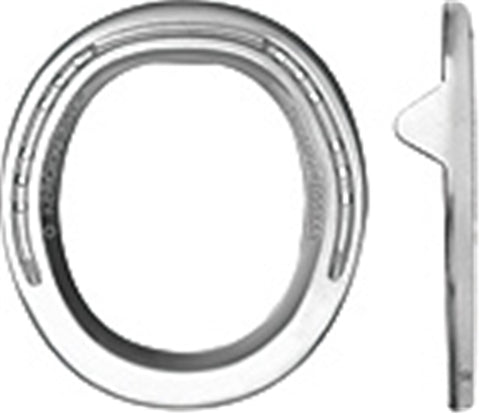 Kerckhaert Aluminum Triumph #1 Flat Egg Bar Clipped Horseshoe - Anvil Brand