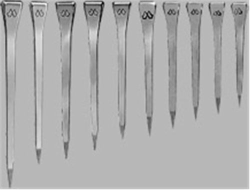 Mustad E2 Horseshoe Nail 250 Count Box - Anvil Brand
