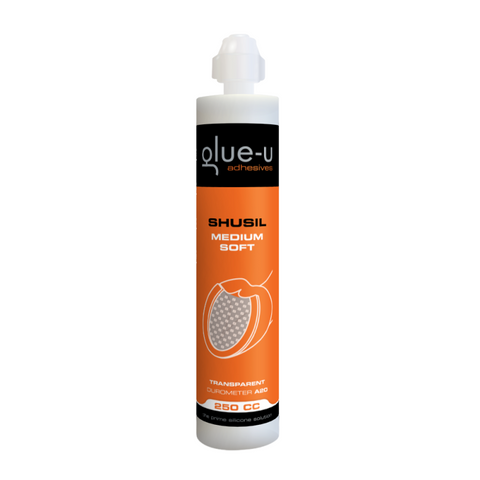 Glue-U Shusil Silicone Medium-Soft A20 Clear 250cc