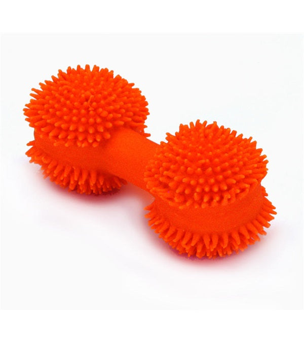 Rascals® Latex Mini Spiny Dumbbell 3.5" Dog Toy - Anvil Brand