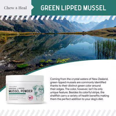 
                  
                    Chew & Heal Green Lipped Mussel Powder For Hip & Joint
                  
                