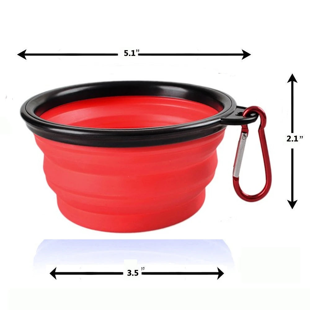 
                  
                    Yappy Hour Red Collapsible Dog Bowl
                  
                