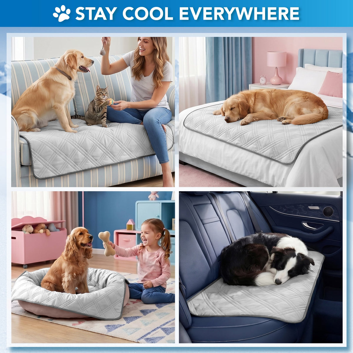 
                  
                    PetAmi Waterproof Anti-Slip Pet Cooling Mat 60" x 80"
                  
                
