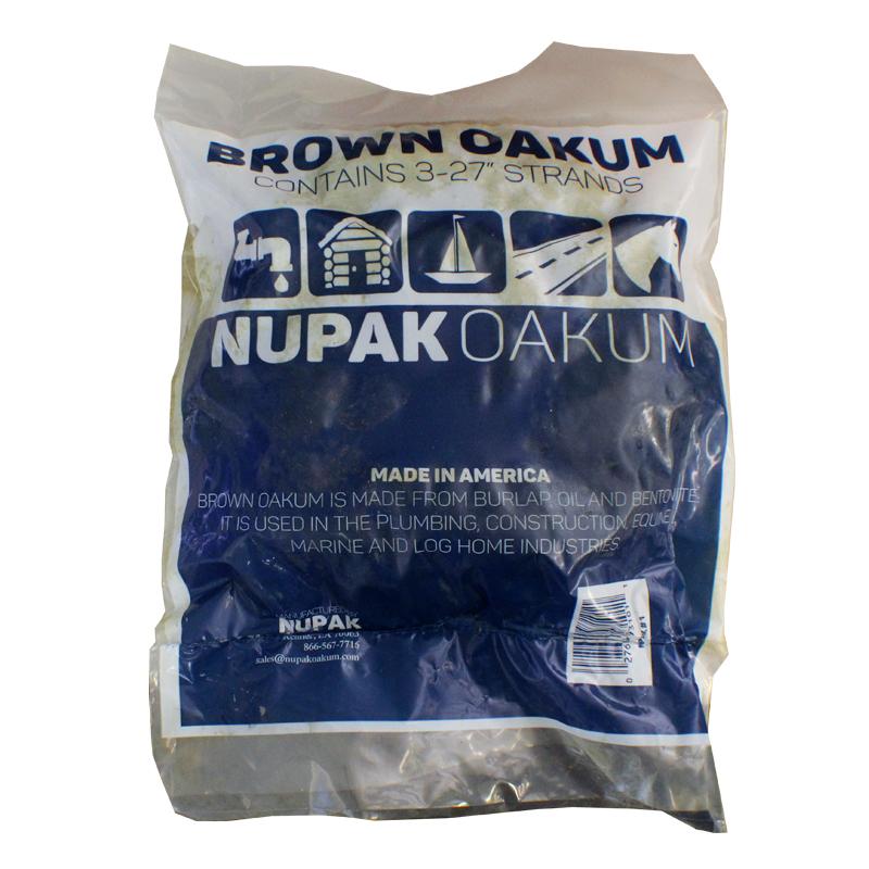 Okrum Rope Packing Oakum 1 Lb. Bag - Anvil Brand
