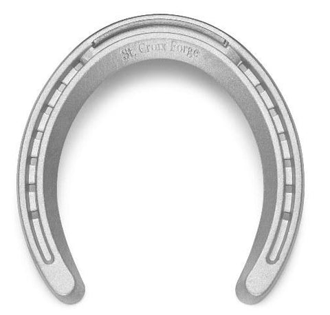 St. Croix XLT #6 Hind Aluminum Race Plate Horseshoe - Anvil Brand