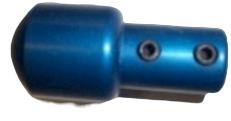 Blue Aluminum Rasp Handle Sm | Anvil Brand