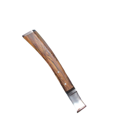 Fat Lab Forge Mexican Bacote Right Hand Hoof Knife - Anvil Brand